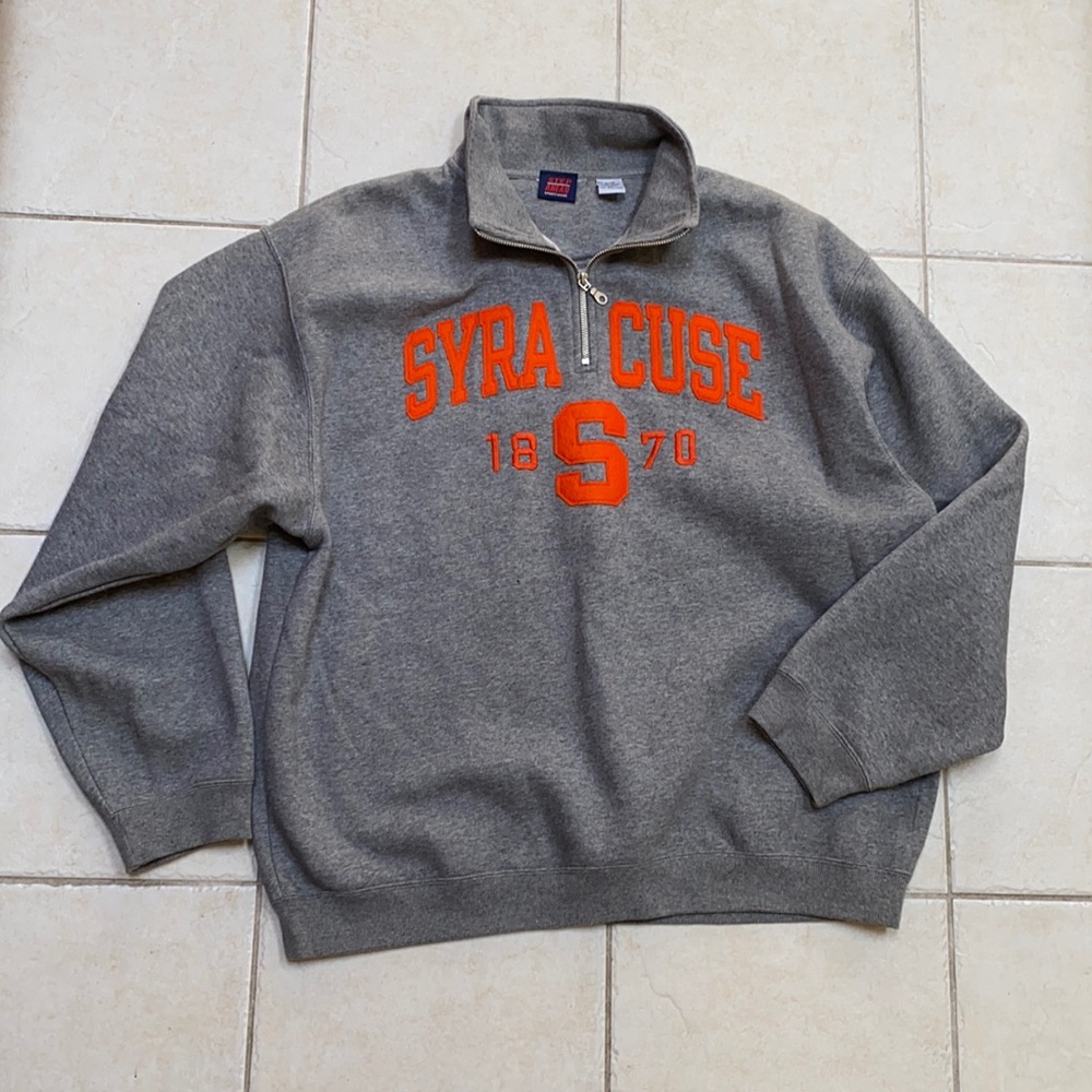 Syracuse 1/4 zip sweatshirt